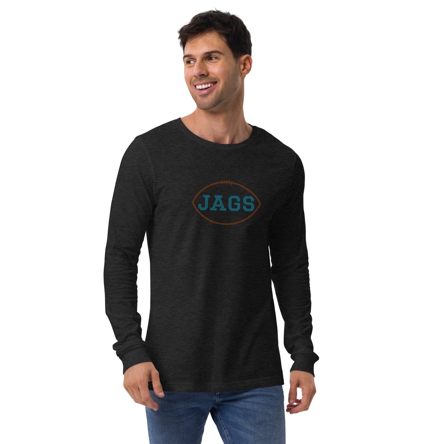 Jags Distressed Long Sleeve | Bella + Canvas
