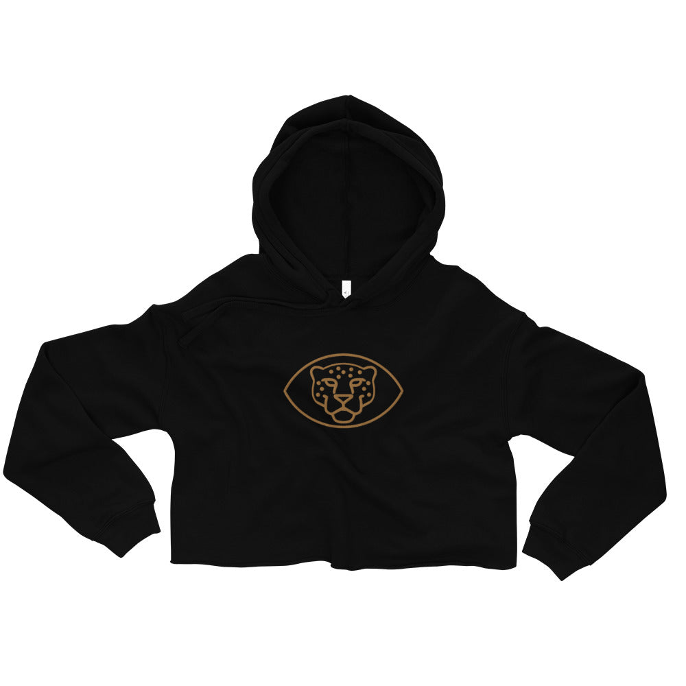 Jags Embroidered Crop Hoodie