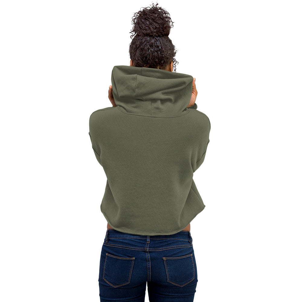 Jags Embroidered Crop Hoodie