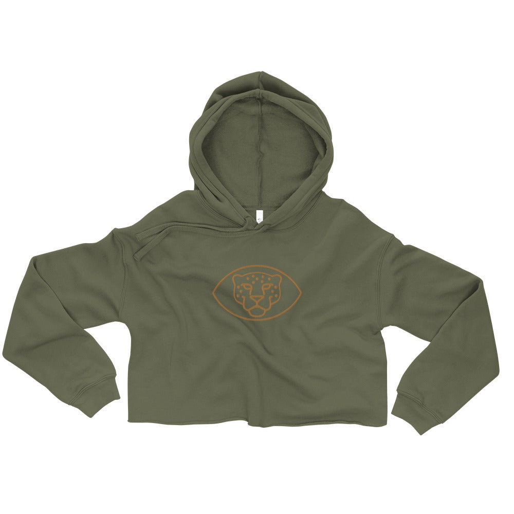Jags Embroidered Crop Hoodie