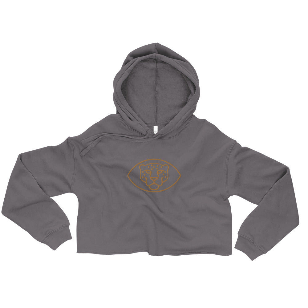 Jags Embroidered Crop Hoodie
