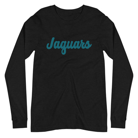 Jaguars Script Long Sleeve | Bella + Canvas