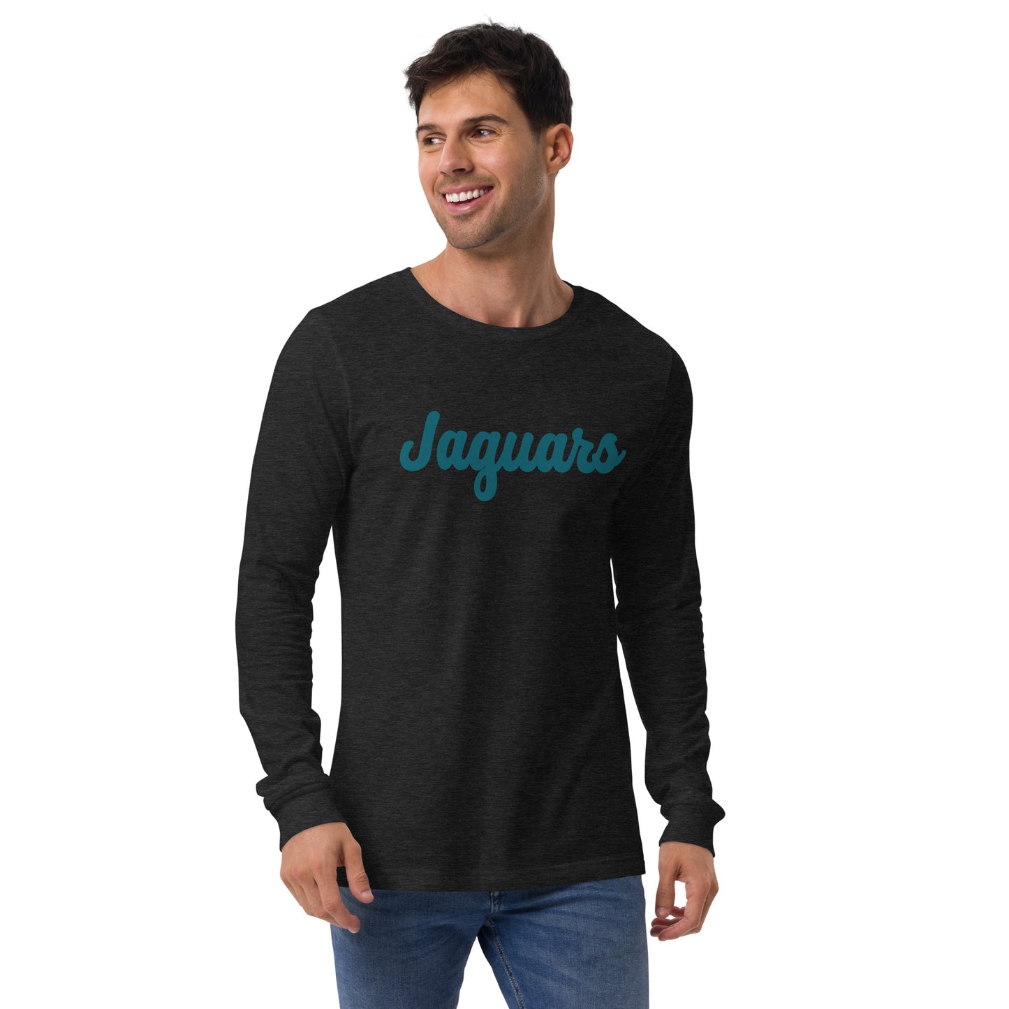 Jaguars Script Long Sleeve | Bella + Canvas