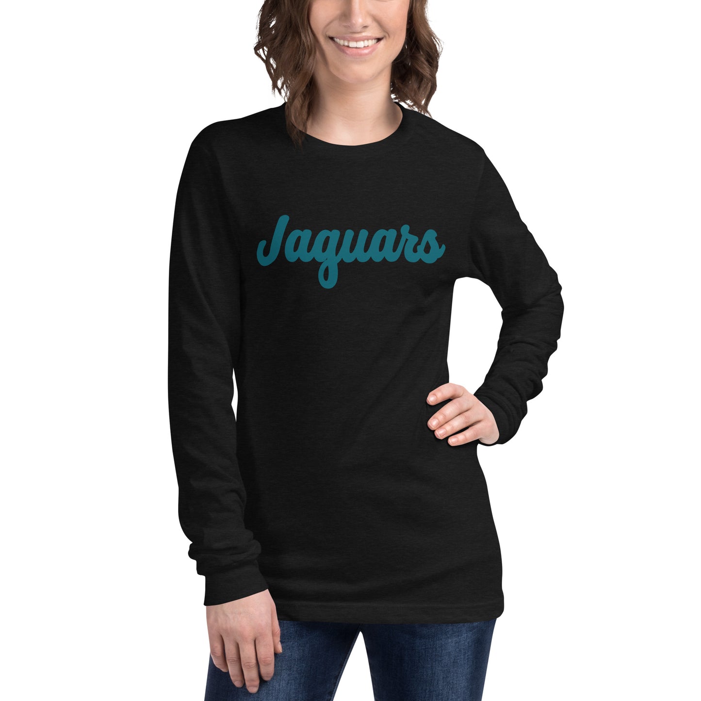 Jaguars Script Long Sleeve | Bella + Canvas