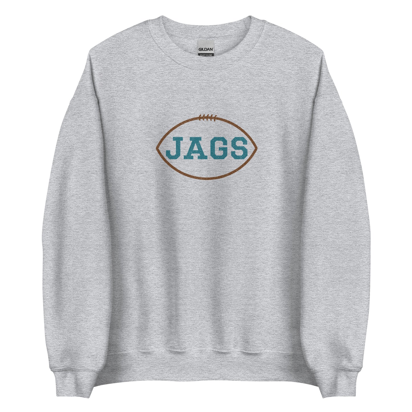 Jags Distressed Crewneck | Gildan