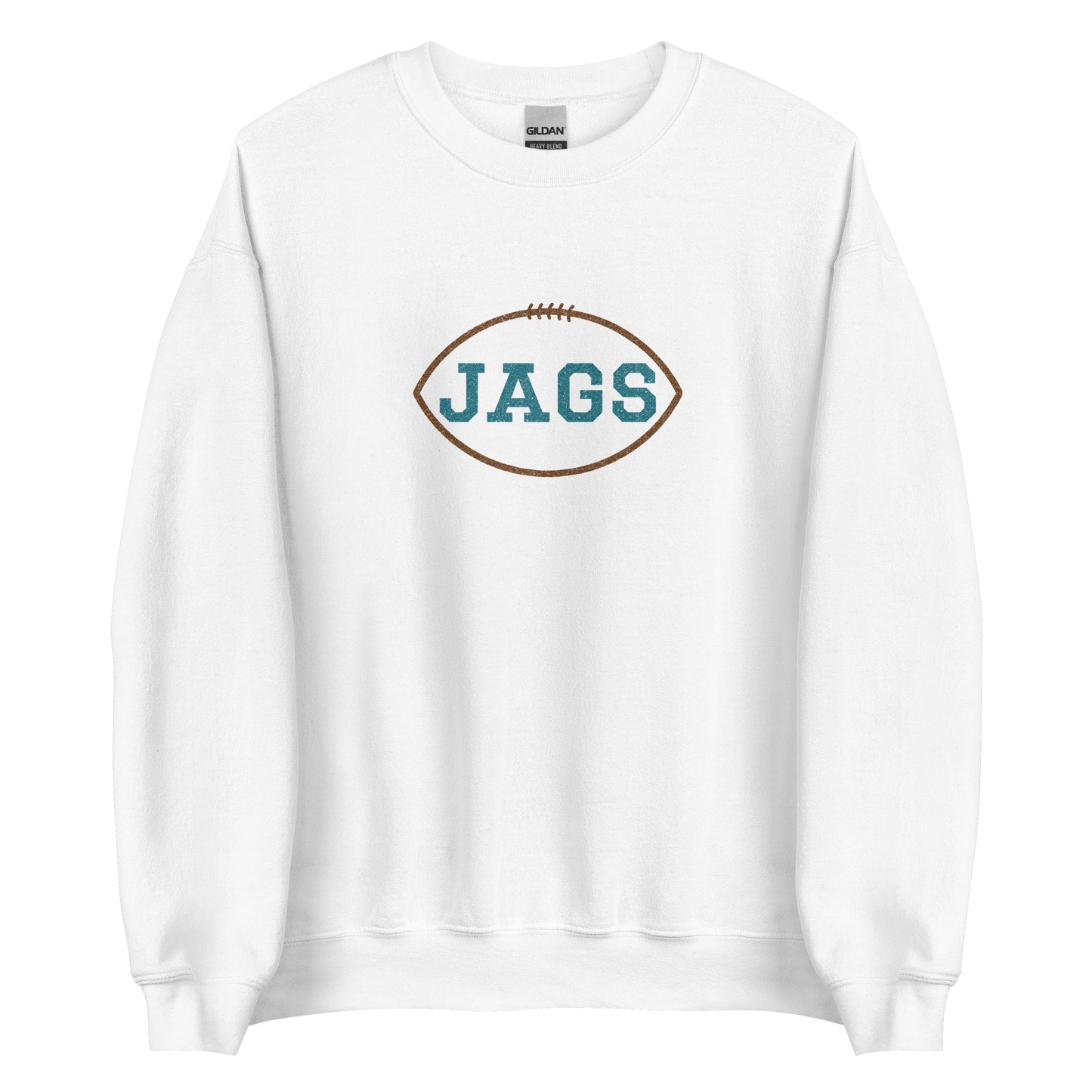 Jags Distressed Crewneck | Gildan