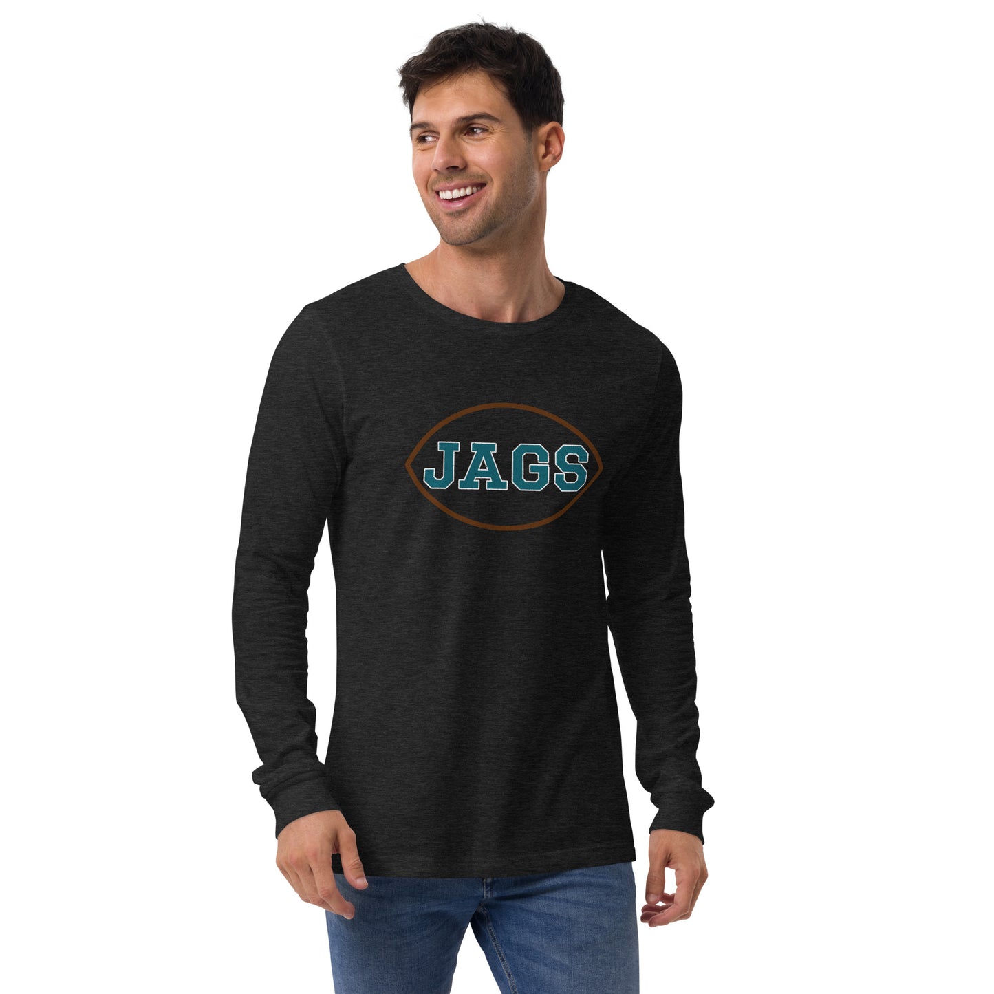 Jags Football Long Sleeve | Bella + Canvas