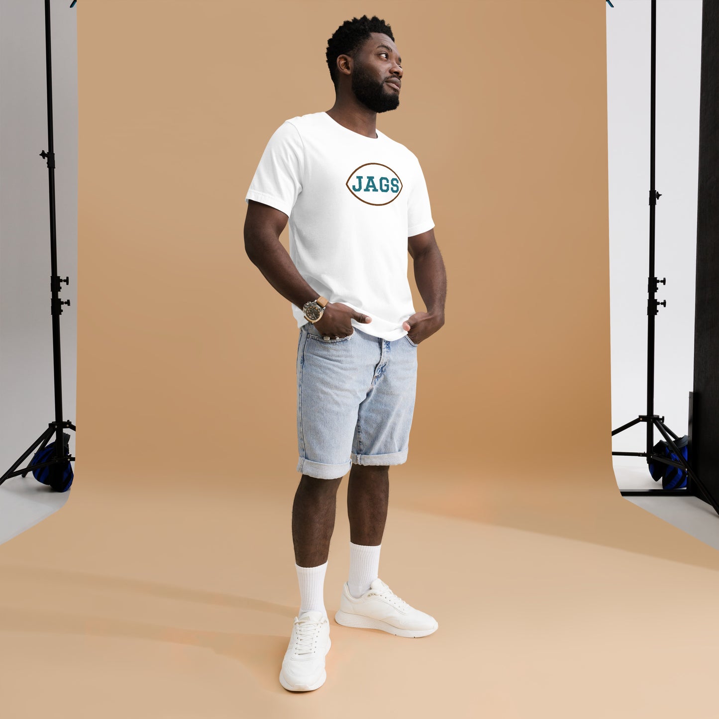 Jags Football T-Shirt | Bella + Canvas